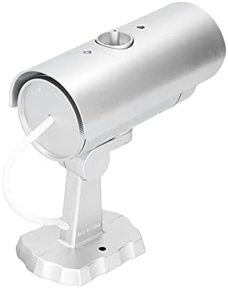 Vtosen דלתות קישוט גינון ביתי, מנעול מצלמת מצלמת מצלמת אבטחה צג מערכת מעקב מזויפת עם אור LED מהבהב לחיצוניות