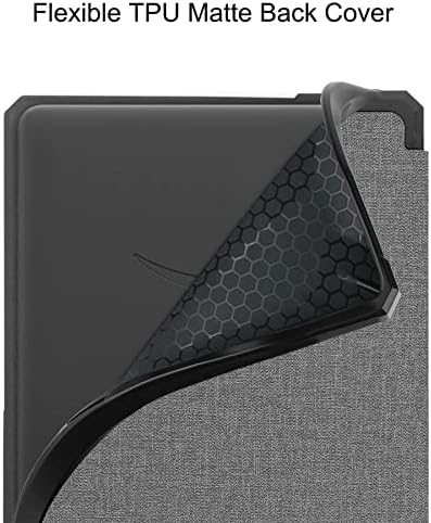 מארז הגנת מחשב טאבלט תואם ל- Kindle Paperwhite 6.8 אינץ '2021 מארז טבליות, Premium Vegan TPU Slim Fit Case