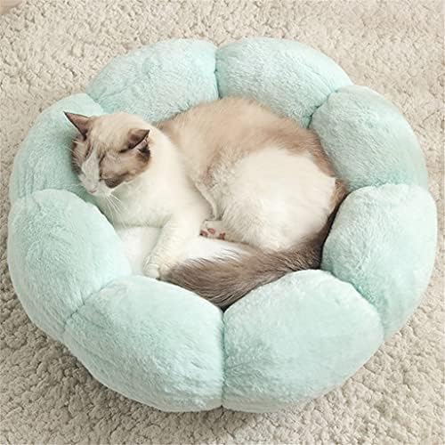 עגול פרח חתולי חורף חם קטיפה חתולים המלטת לחיות מחמד קן כרית עבור כל עונות לשפר לחיות מחמד שינה מיטה