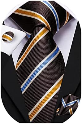 דובול גברים של מוצק צבע עניבת סט ארוג רגיל עניבות סט לגברים ממחטה חפתים עסקי חתונה