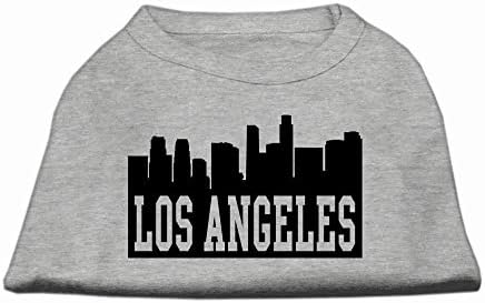 מוצרי חיות מחמד של מיראז ', 20 אינץ' לוס אנג'לס חולצת הדפס מסך סקיילס לחיות מחמד, 3x-גדולות, אפור