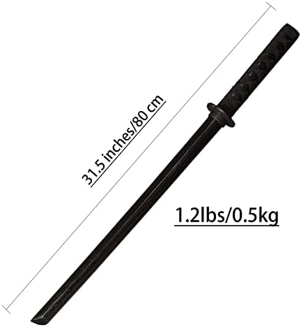 kljhld אומנויות לחימה חרב חרב קטנה חרב תרגול חרב שחור מגולף צבע יומן צבע 39 אינץ '