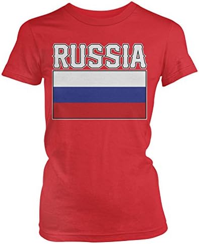 חולצת טריקו של דגל רוסיה רוסיה של אמדסקו ג'וניור