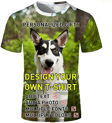מותאם אישית חולצות עיצוב משלך חולצות לגברים ונשים אישית חולצות להוסיף טקסט / תמונה/לוגו אישית מתנות