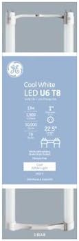 אור צינור לד, ט8 יו-בנד, לבן קריר, 1900 לומן, 13 וואט, 22.5 אינץ'.