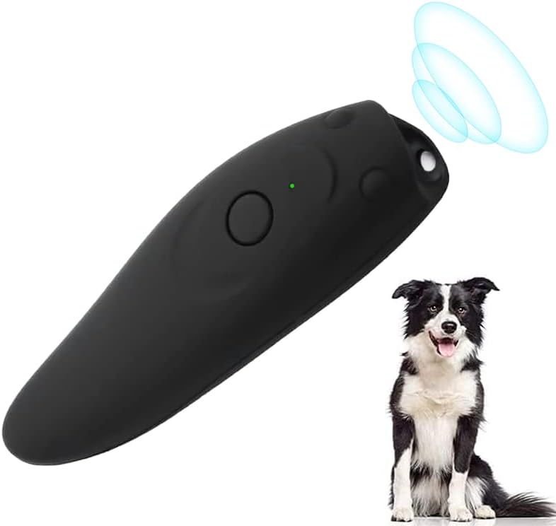 Redmogo Sonic Dog Dog Parkent הרתיעה עצירת קליפת נביחה כף יד מאמן כלבים נביחה מכשיר אנטי נביחות כלב שקט