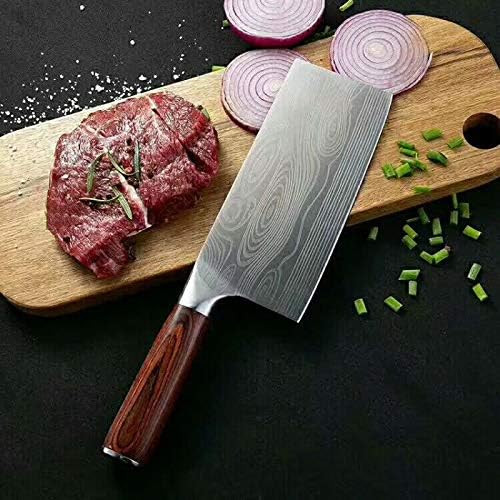 סכין נוצרים סכין, קליבר בשר, סכין שף חדים בגודל 7 אינץ