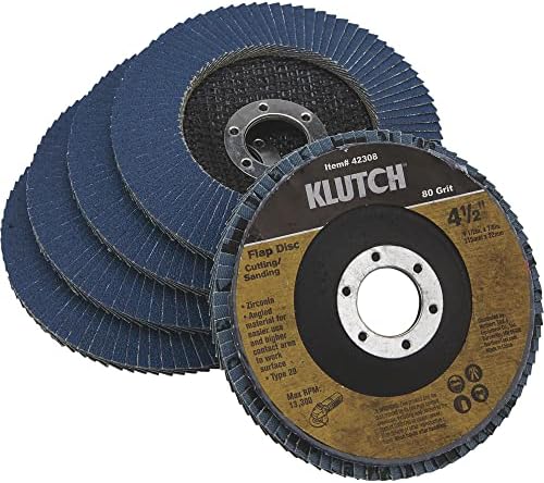 Klutch 4.5in. דיסקי דש - 5 -PK. סוג 29, 80 חצץ