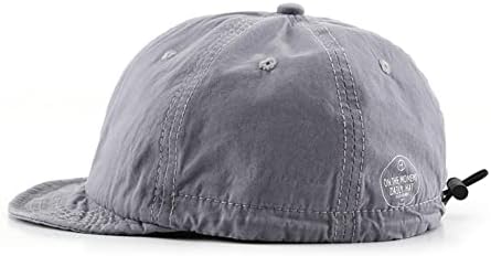 VPTMRP Snapback Unisex CAP קצר שוליים קצרים בצבע אחיד כובע בייסבול לגברים ונשים