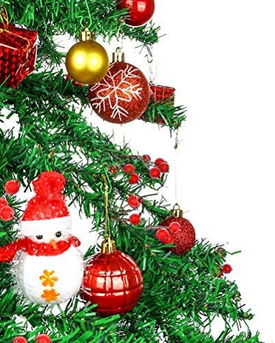 Abofan 300 יח 'עץ חג המולד מתלה ווים וו דקורטיבי אביזרי קישוט חג המולד אביזרי חג המולד אבזרי חג המולד