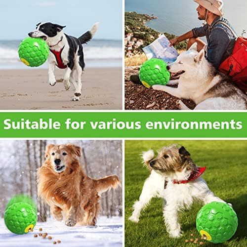 צעצוע כלב כדור FzSwoxcy - צעצוע כלב כדור טיפל בפיזור צעצועים לכלבים מעבה עמידות עמידה