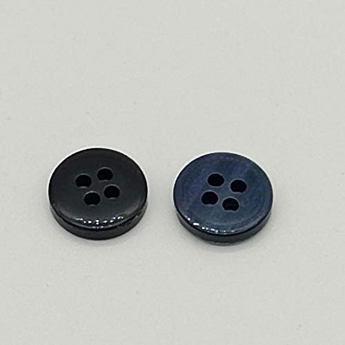 כפתורים שחורים לתפירה ומלאכה - 30 יחידות 11.5 ממ, יציבות, משמשות למעיל בלייזר, שומרי אוזניים בעבודת יד/מרחיבים,