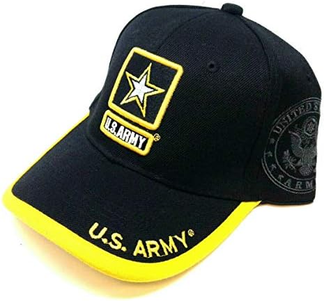 צבא ארצות הברית שחור צהוב גבול כוכב כובע