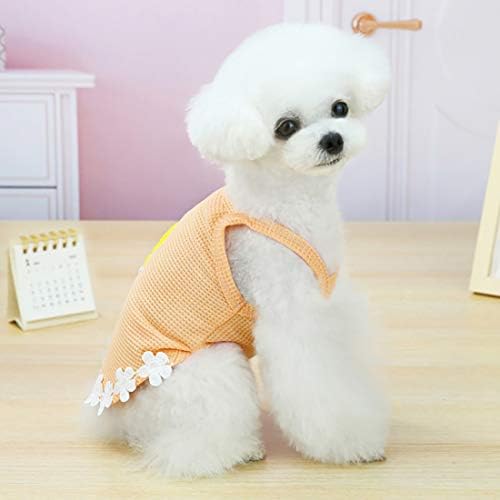 שמלת כלבים חצאית כלבים בגדי כלבים שמלות נסיכה טוטו פלטה חצאית חצאית כותנה חתונה חצאית חצאית לילדה קטנה כלב חתול