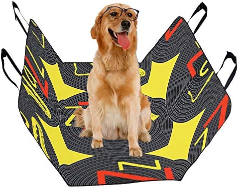 מותאם אישית ג ' אז עיצוב סגנון מוסיקה ריקוד הדפסת רכב מושב מכסה לכלבים עמיד למים החלקה עמיד רך