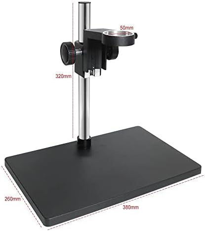 השתמש במתאם מיקרוסקופ מיקרוסקופ מיקרוסקופ מתאים למוט מעמד מתכוונן מוט מוט סרגל עמוד שולחן זרוע כפולה לאביזרי