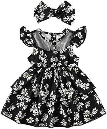 בנות תינוקות בגדי קיץ בנות תינוקות טוטו שמלה ללא שרוולים בנות תינוקות טול שמלות נסיכה 3-24 חודשים