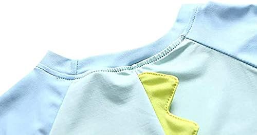 Baopteil Baby פעוט בנים 3 חלקים בגד ים בגד ים בגד ים של כריש כחול שומרי פריחה בגדי ים שמש עם כובע