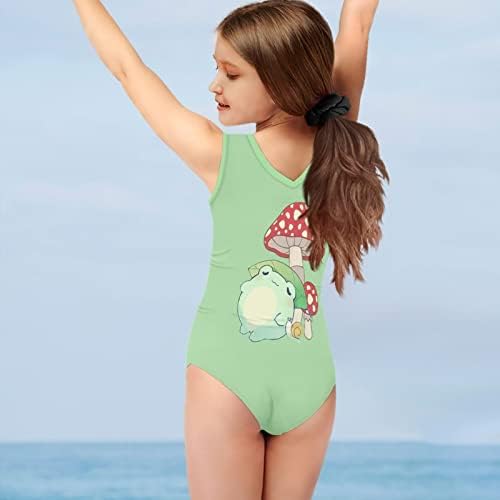 יוניסו ילדה חתיכה אחת בגד ים אתלטי קורגי אקטיבי טנקים בגד גוף התעמלות בגד ים 5-14