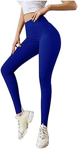 חותלות מותניים גבוהות לנשים בקרת בטן מכנסי יוגה אטומים אטומים אולטרה טייץ לחג רך לספורט ריצה