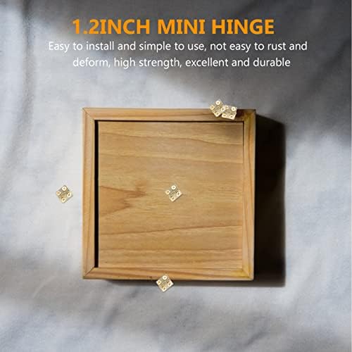 DOITOOL DECURE DECURE קופסת עץ עתיק צירים דקורטיביים קופסת צירים קופסת תכשיטים לקופסת עץ וינטג