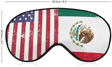 דגל מקסיקו אמריקאי מסכת עיניים שינה עין חמודה מכסה עיניים מכסה צלם לנשים מתנות גברים
