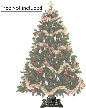 עמדת עץ חג המולד של Ventray עם מאגר מים, 13.66x13.66x5.51 אינץ ', קלאסי כבד כבד עץ חג המולד עץ מלאכותי