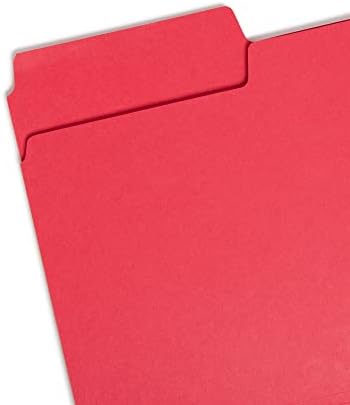 סמיד סופרטאב תיקיית קבצים במשקל כבד, כרטיסייה גדולה בגודל 1/3, גודל חוקי, צבעי יסוד שונים, 50 בקרטון
