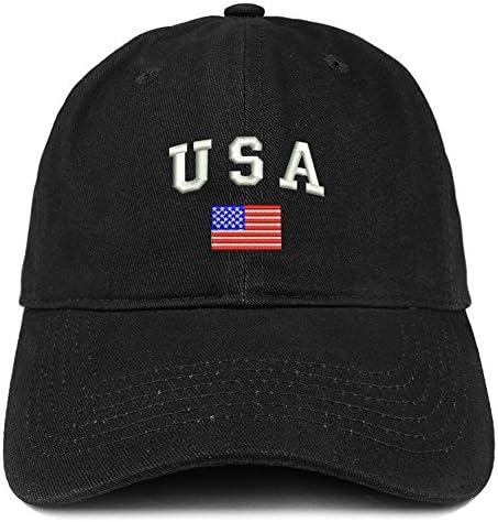 חנות הלבשה אופנתית דגל אמריקאי וארהב כובע אבא רקום כובע פטריוטי