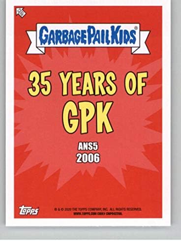 2020 Topps Farbage Pail Kids 35 שנה סדרה 275a U.F. כרטיס מסחר באוון