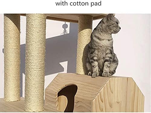 חתול עץ הדירה גרוד חתול מגדל חתול פעילות מרכז מגדל יושב פלטפורמת לאחר טיפוס צעצוע חתול עץ חתול טיפוס חתול עץ