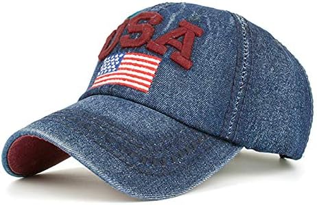 אנה-קאצ ' י 4 ביולי אמריקאי מתכוונן רקום בארה ב דגל כובעי בייסבול