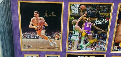 קובי בראיינט ווילט צ'מברליין עבדול ג'באר שאקיל אוניל חתום על לייקרס גדלים - תמונות NBA עם חתימה