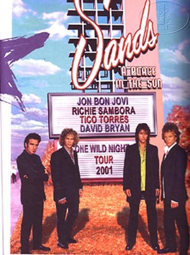 Bon Jovi 2001 ספר תכנית תכנית תכנית תכנית תכנית להופעות סיבוב הופעות