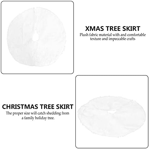 חצאית חצאית גלפאדה חצאית עץ 75 סמ עץ חג המולד חצאית קטיפה מסיבת חג עץ חג המולד מחצלת קישוטים