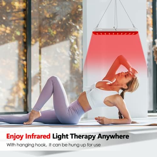 טיפול באור אדום לגוף, LED אדום אינפרא אדום מנורה לטיפול באור עם עמידה 660 ננומטר REDLIGHT &