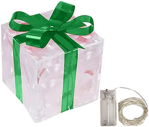 קישוט מתנה לקישוט חג המולד קישוט קופסת קופסת קשת קופסת תאורה לחג המולד תאורה תאורה חיצונית קופסת חג