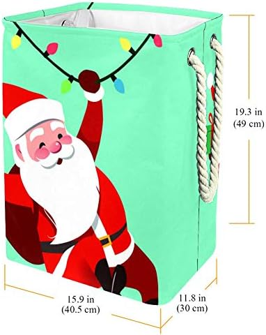 מתנדנד סנטה קלאוס 300 ד אוקספורד עמיד למים בגדי סל גדול כביסה סל עבור שמיכות בגדי צעצועי בחדר שינה