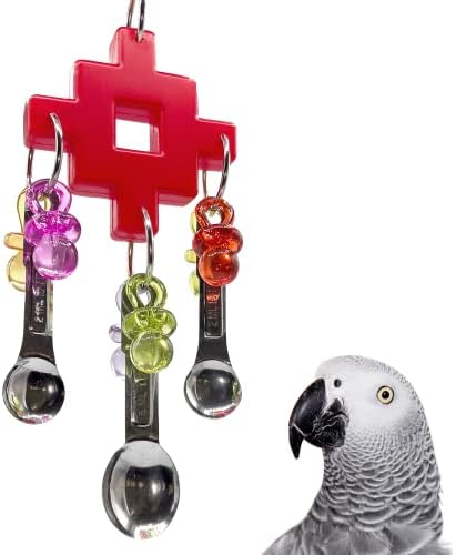 צעצועי ציפורי מנדרין 1013 קובה פאצ'י תענוג על ידי M&M - צעצוע תעופה צבעוני תלייה בעבודת יד,