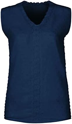חולצת אפוד עליונה לנערות 2023 ללא שרוולים צווארון תחרה שיפון בראנץ ' קאמי חולצה טנק אפוד בסיסי 82