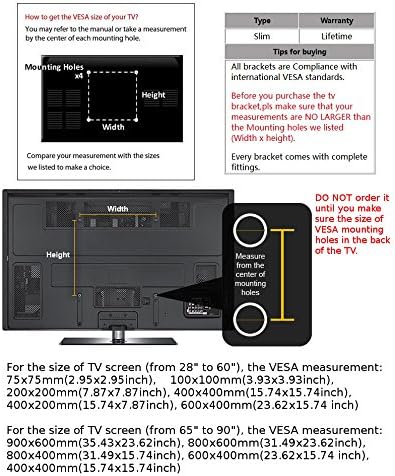 CK Global Global Profile Tilt Tilt Tilt Slacket Mountet עם רמת רוח מובנית לדגם LG TV 42 אינץ ': 42LD550.