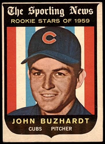 1959 Topps 118 ג'ון Buzhardt Chicago Cubs Gods Gods