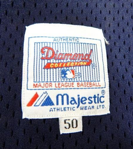 1986-93 יוסטון אסטרוס ריק משחק הונפק על גופיות חיל הים תרגול חבטות 50 64 - משחק משומש גופיות MLB