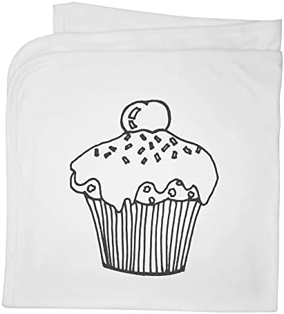 Azeeda 'Cupcake Cupcake' שמיכה / צעיף כותנה כותנה