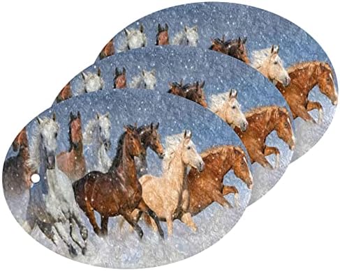 קיגאי שמונה סוסי ריצה ספוגי קרצוף שאינם מגרדים, ספוג קרצוף דו צדדי לשטיפת כלים וניקוי מטבח, 3 חבילות