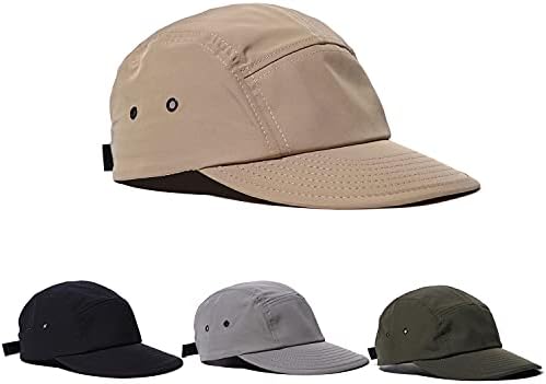 קרוגו 5 כובעי פאנל קירור כובע בייסבול כובעים שוליים שטוחים לגברים כובע יבש מהיר קלאסי כובע כובע קמפר UPF50+