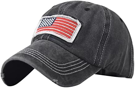 יוניסקס כובע בייסבול אופנה דגל אמריקאי כובע שמש נושם נושם יוניסקס Snapback כובע ספורט חיצוני לגברים