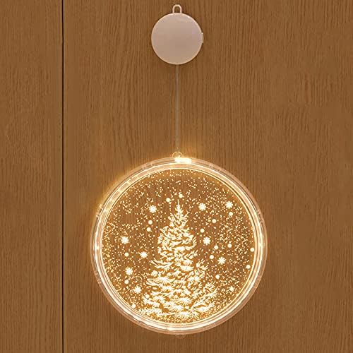 Dbylxmn וילון קריסטל חרוזים חג המולד אורות LED אדומים אורות חדר נטו אורות מיתר פריסת אור קישוט יצירתי תלוי