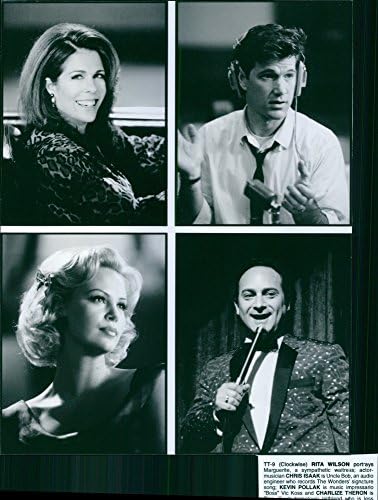 תצלום וינטג 'של סטילס מהסרט את הדבר שאתה עושה עם ריטה ווילסון, כריס אישאק, קווין פולק וצ'רליז ת'רון, 1996.