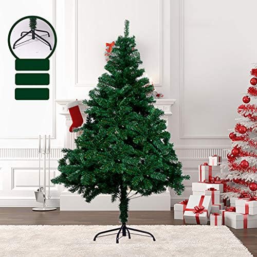 עץ חג המולד המלאכותי הקלאסי של דולפליי, עץ מתכת צירים עץ מתכת עמד